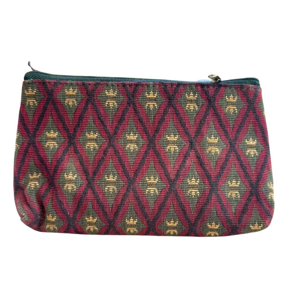 Vintage Allegro Pacific Geometric Pattern Cosmetic Pouch